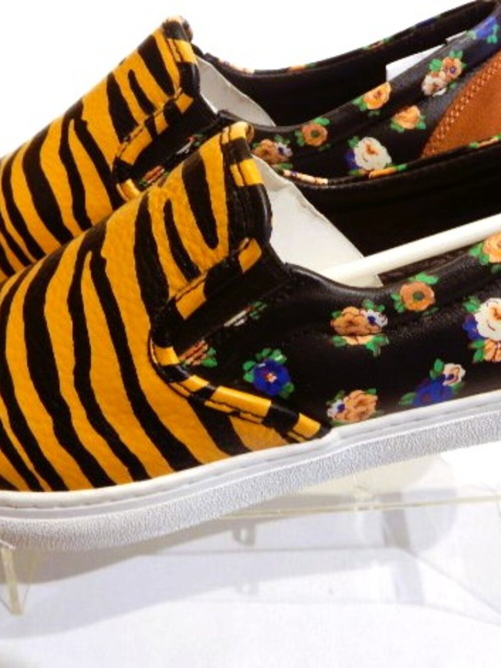 Coach Tiger Print / Floral Sneakers in Size 8B